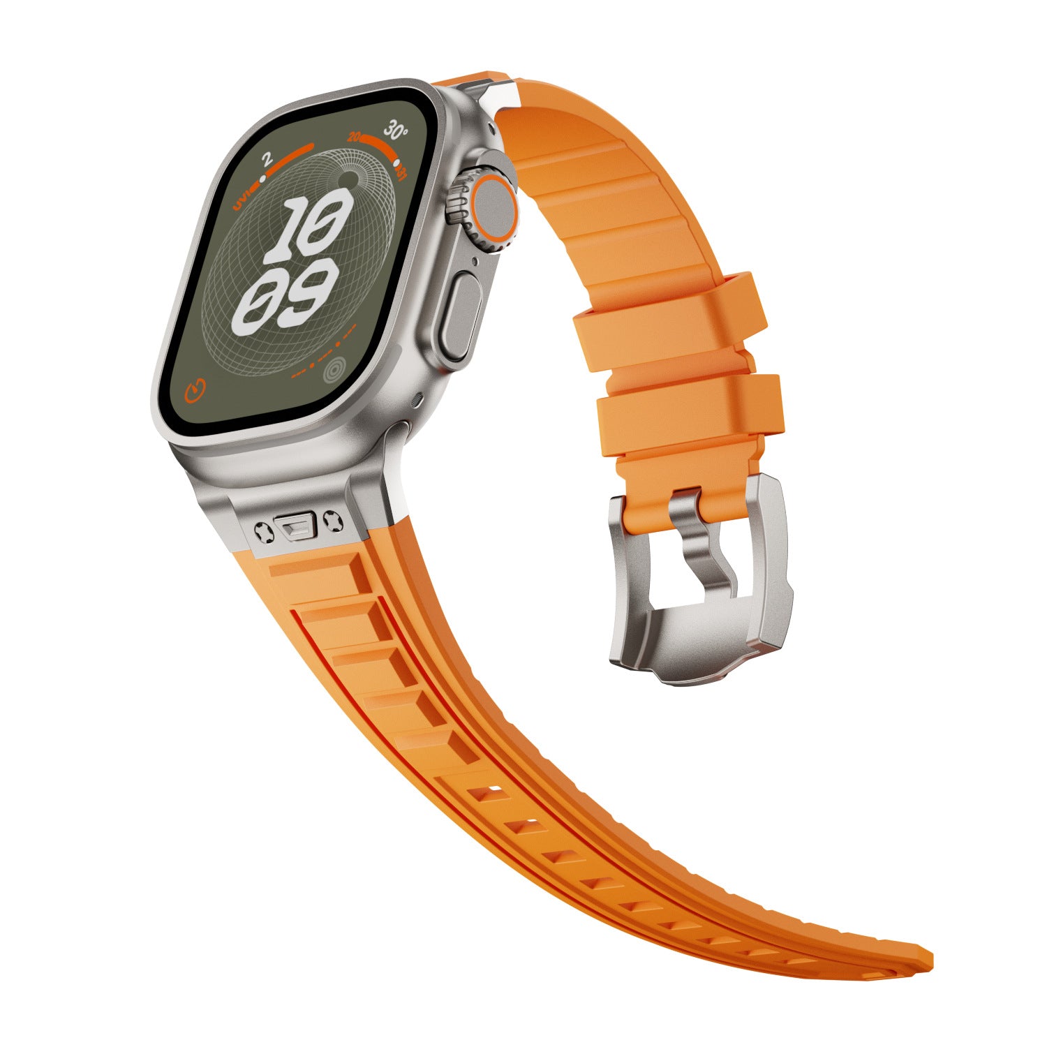 Forged Rubber Strap For Apple Watch Ultra 3-1 / 46mm / 45mm / 44mm