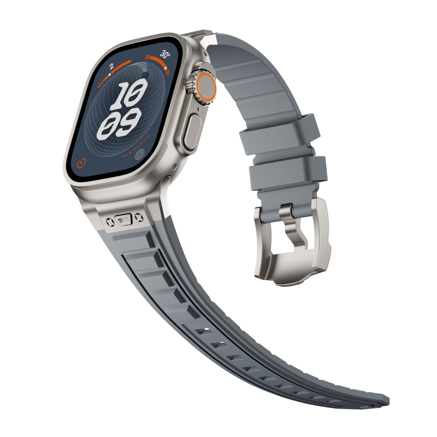Forged Rubber Strap For Apple Watch Ultra 3-1 / 46mm / 45mm / 44mm
