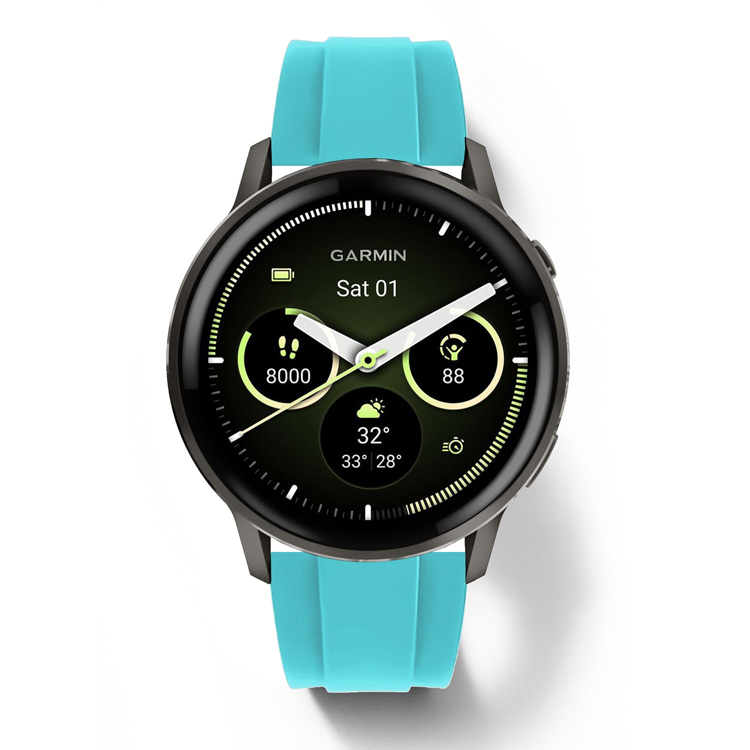 22mm Quick-Release Chronoflex FKM Rubber Strap for Garmin Watch