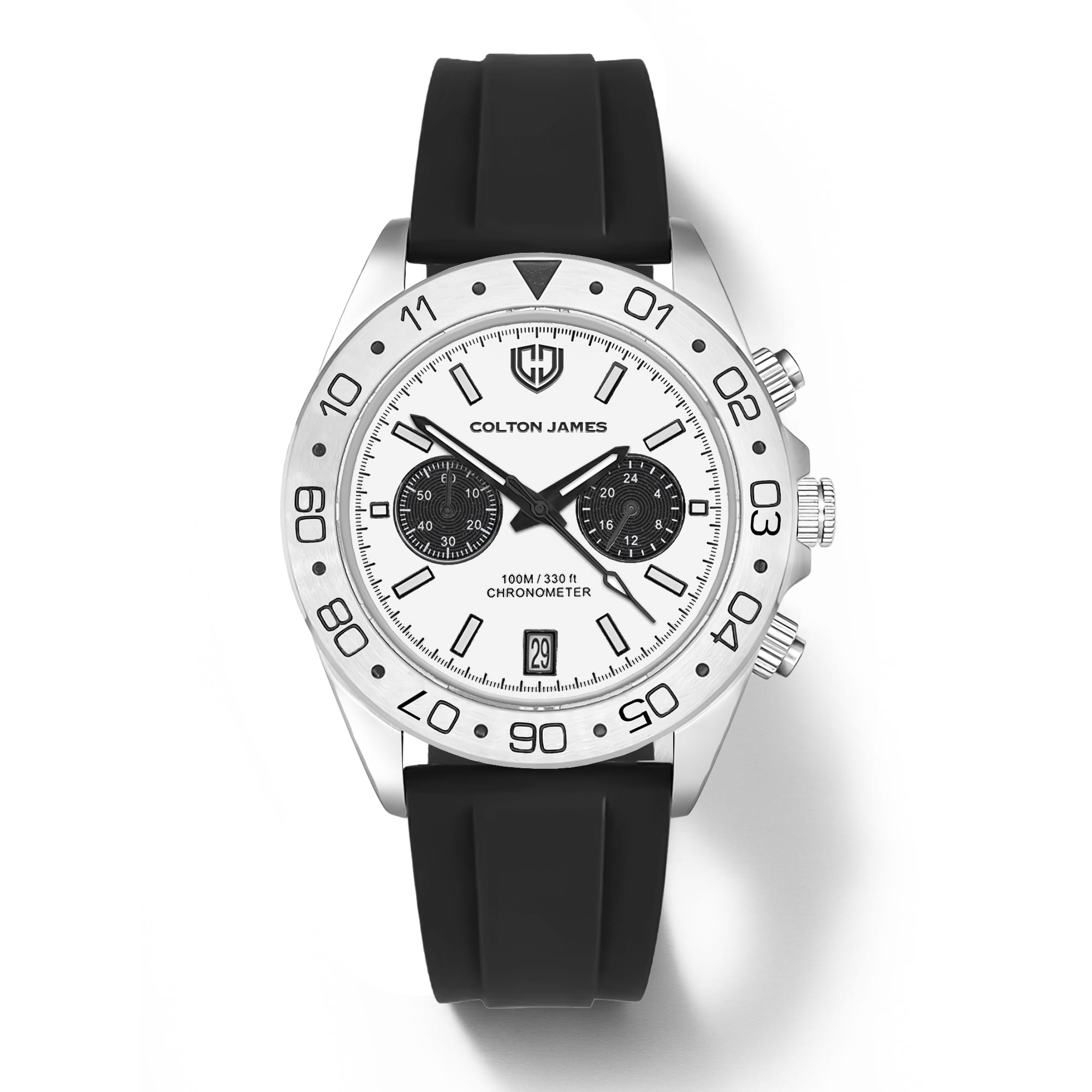 Paladin Mens Chronograph Watch - Ghost White