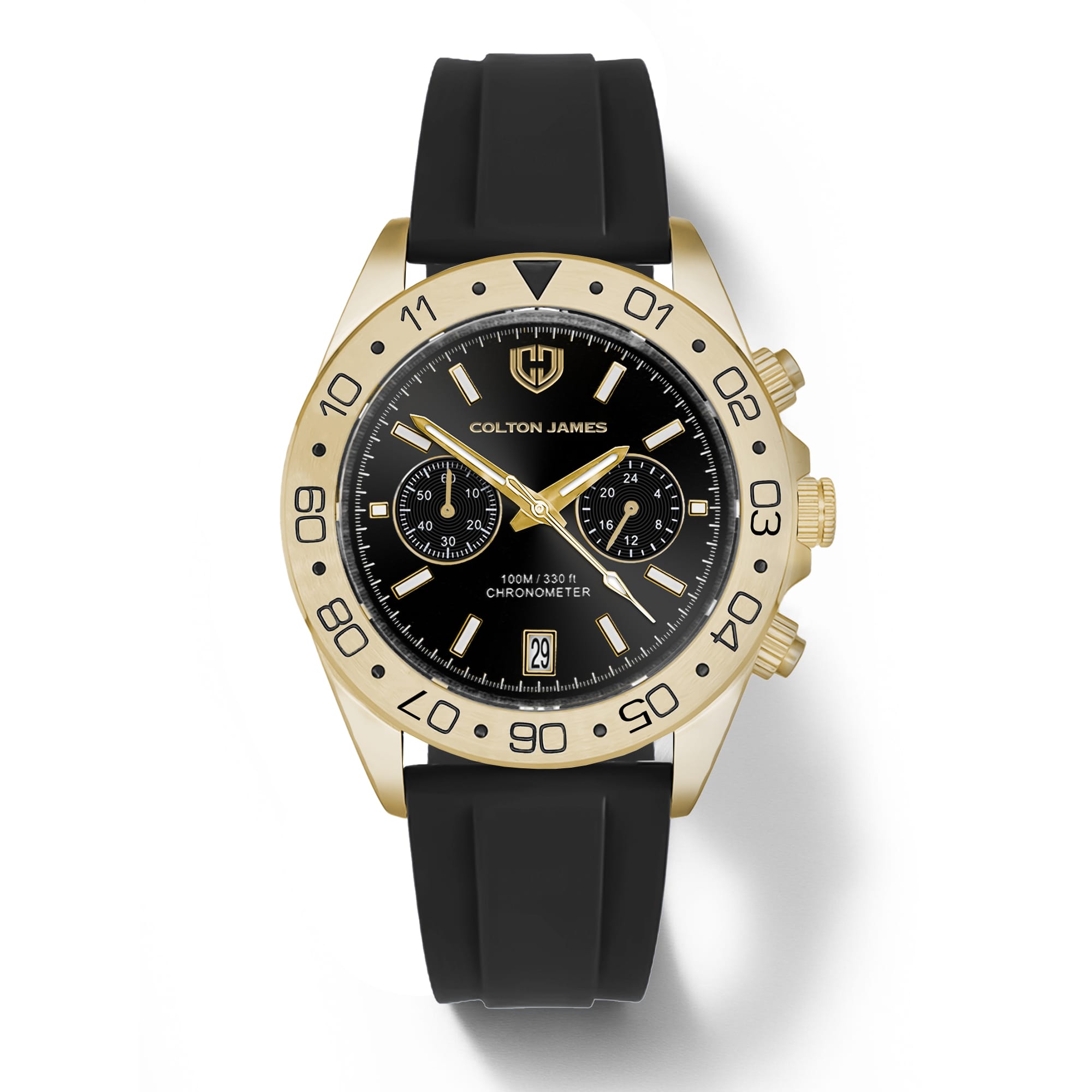 Paladin Mens Chronograph Watch - Regal Gold