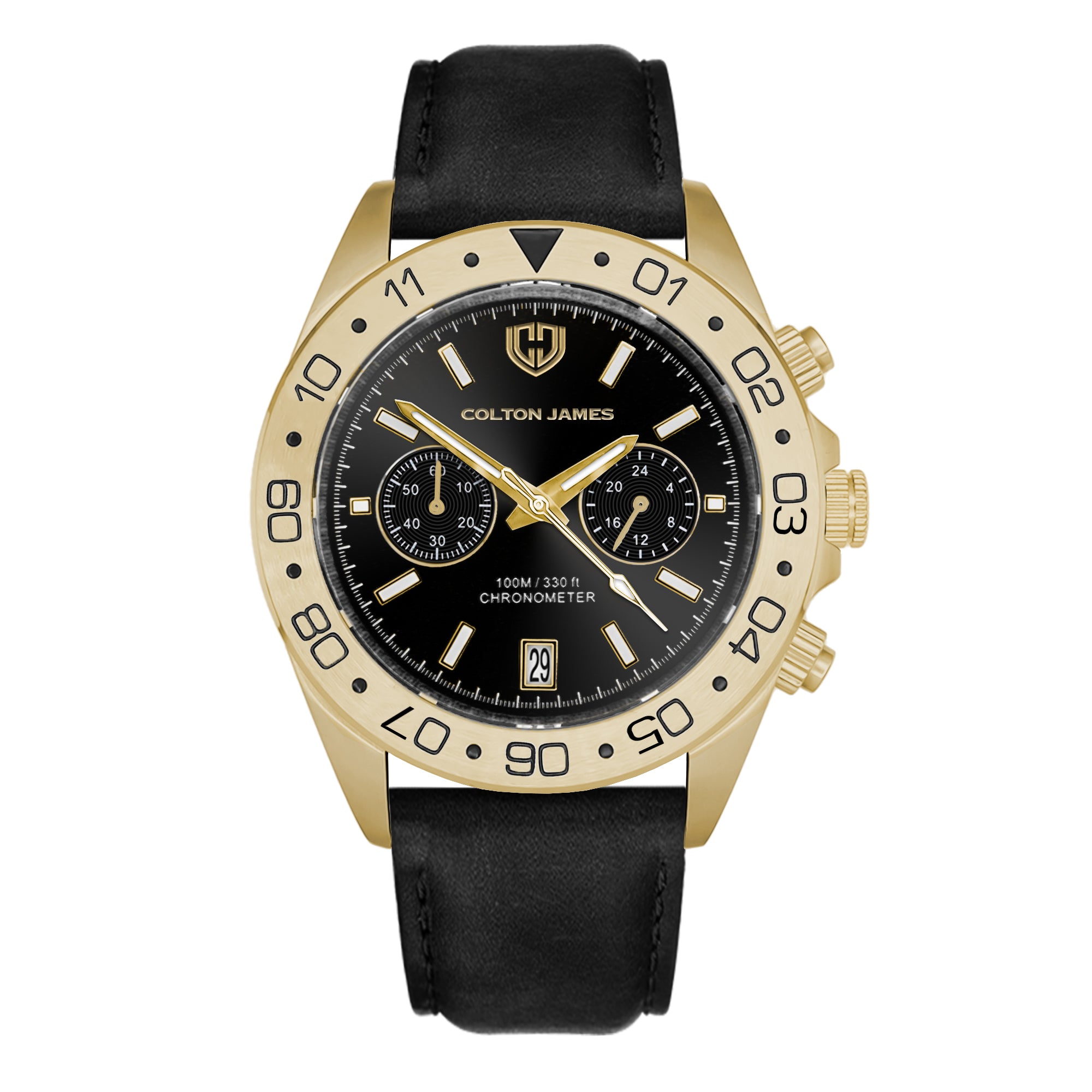 Paladin Mens Chronograph Watch - Regal Gold