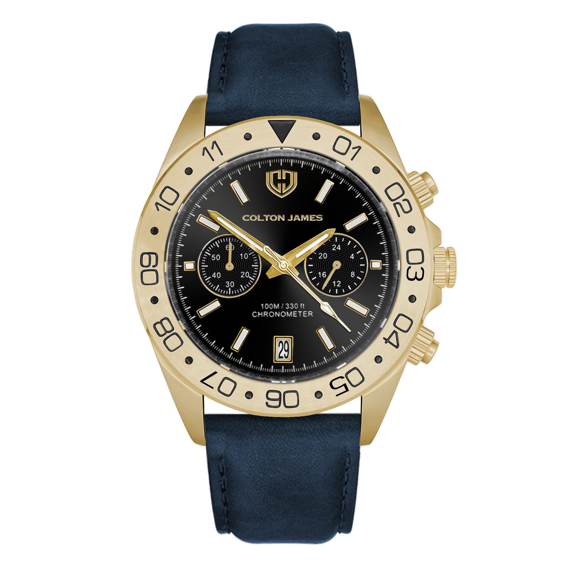 Paladin Mens Chronograph Watch - Regal Gold