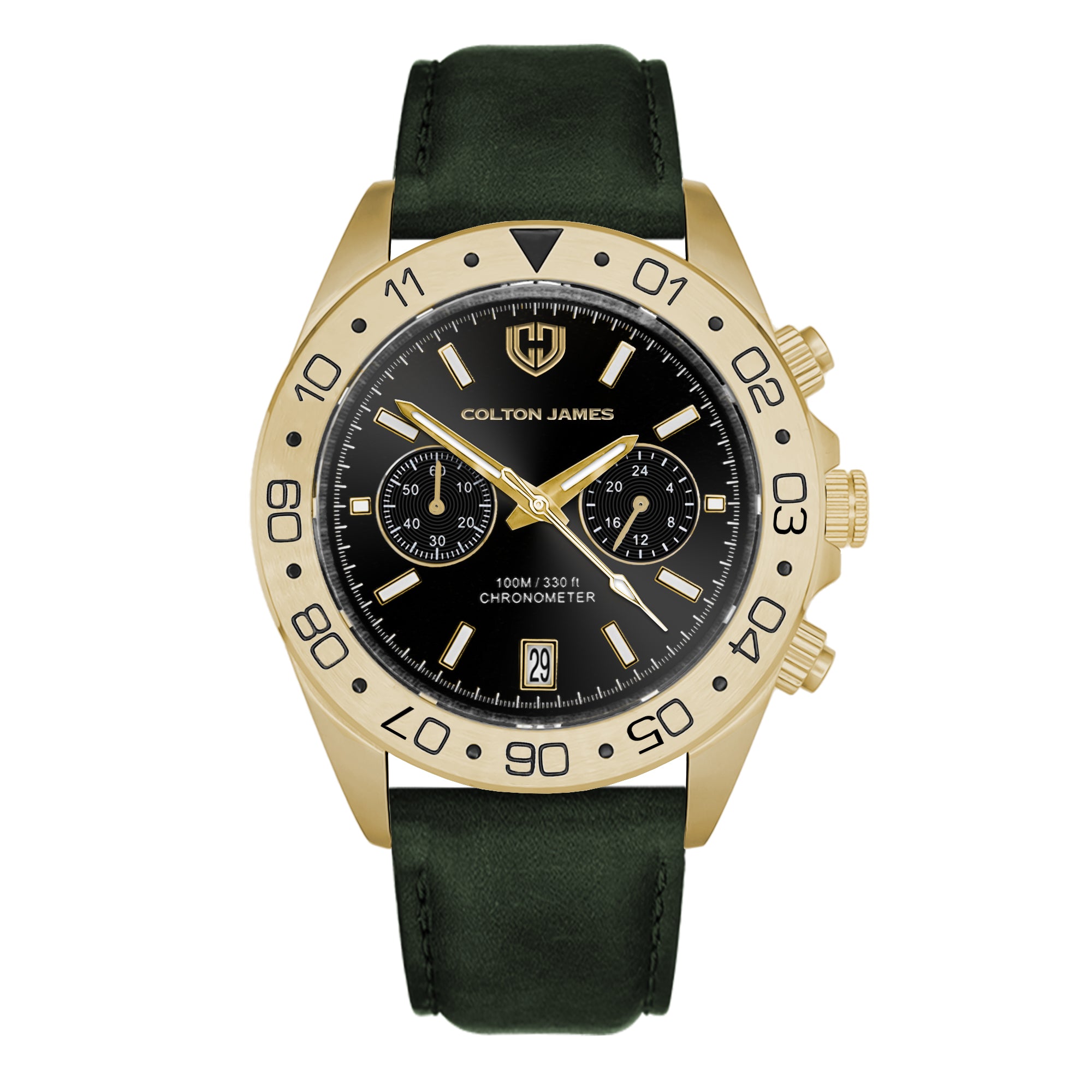 Paladin Mens Chronograph Watch - Regal Gold