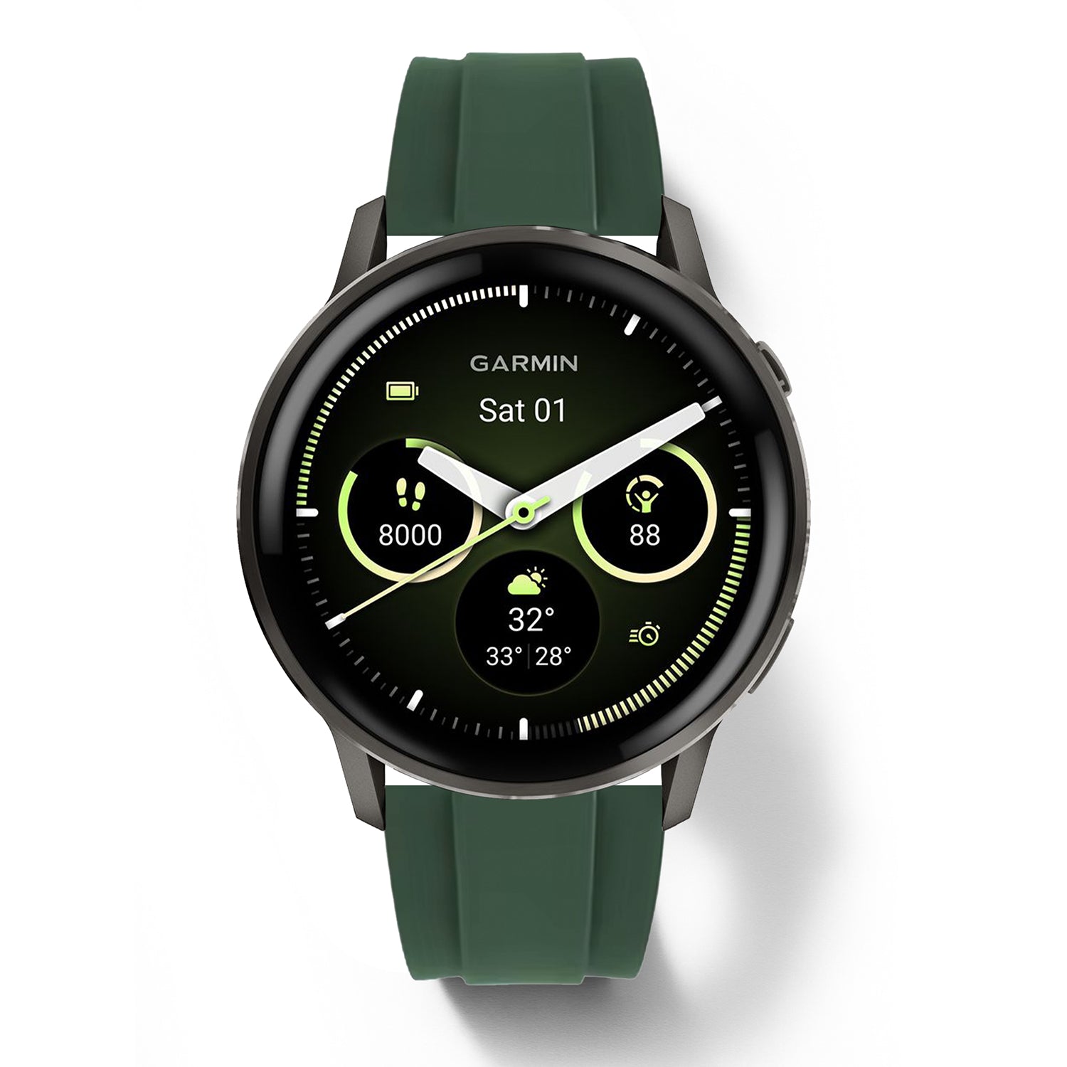 22mm Quick-Release Chronoflex FKM Rubber Strap for Garmin Watch