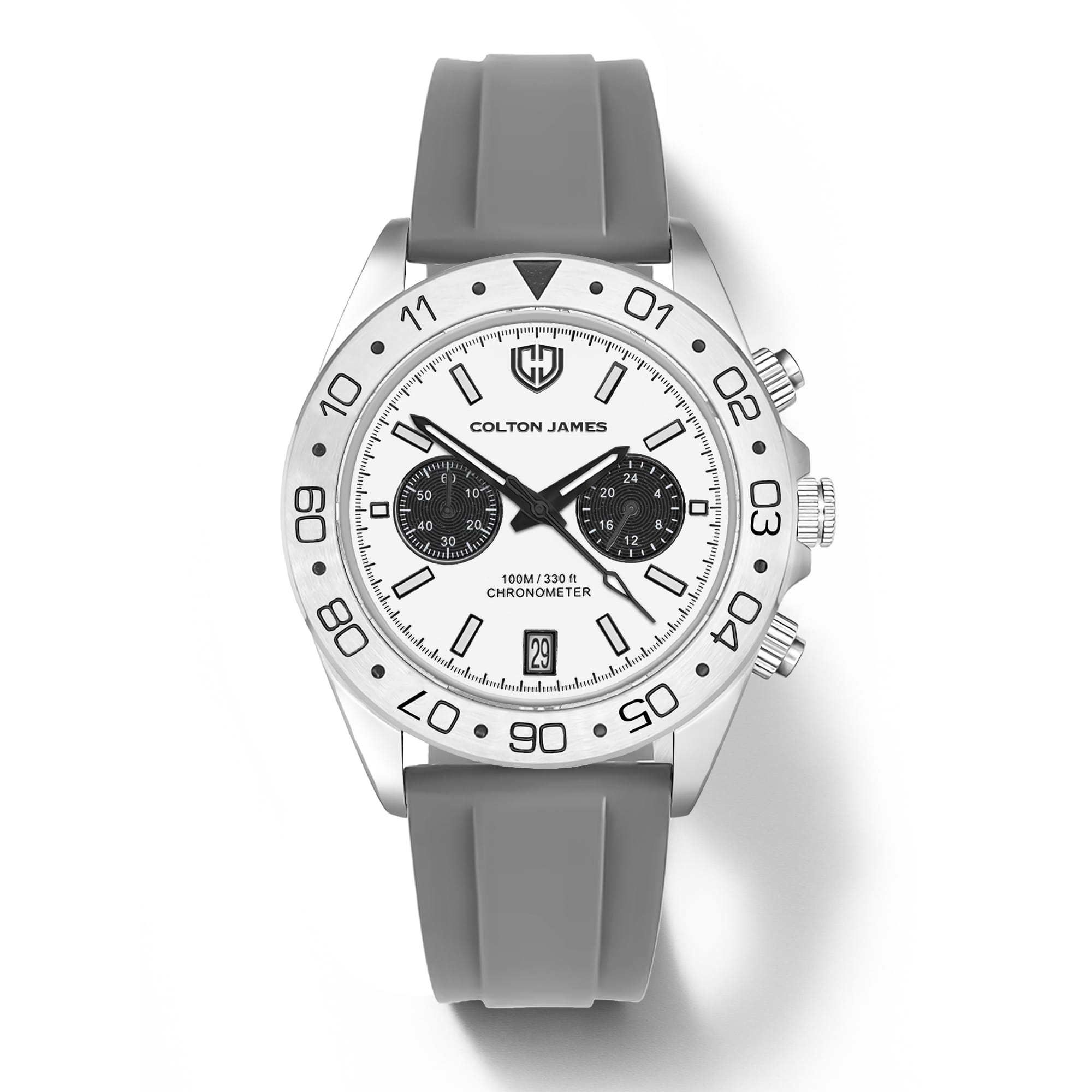 Paladin Mens Chronograph Watch - Ghost White