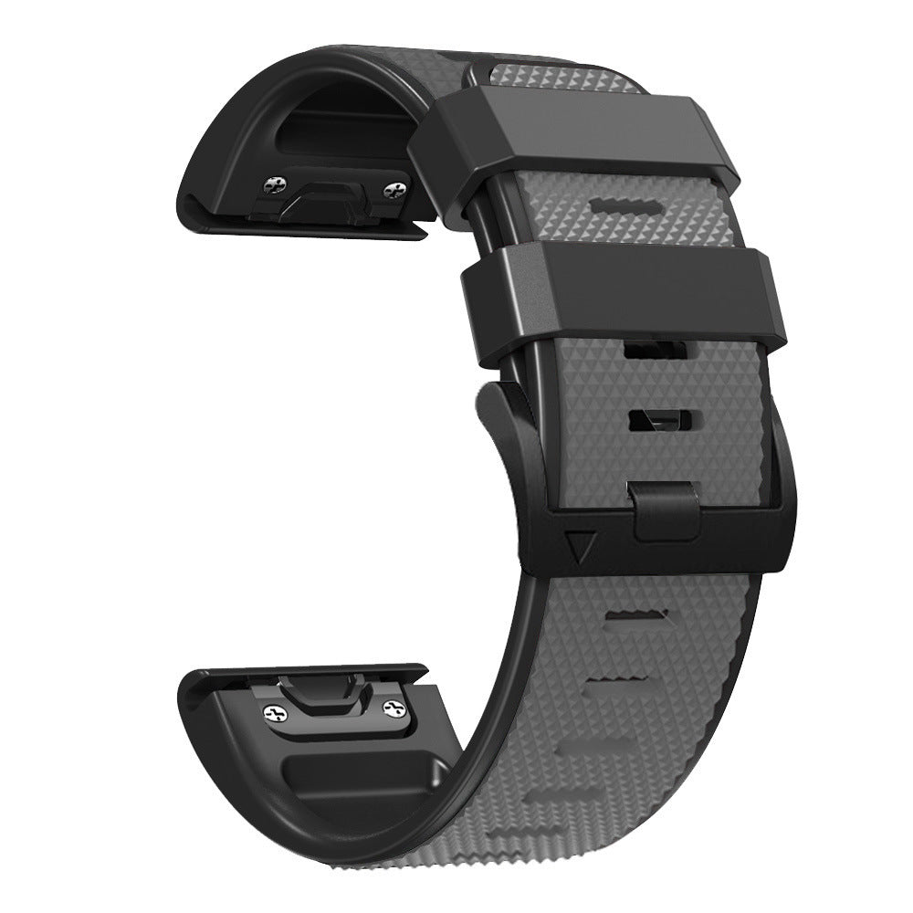 22/26mm QuickFit Havoc Two-Tone Rubber Strap for Garmin Watch
