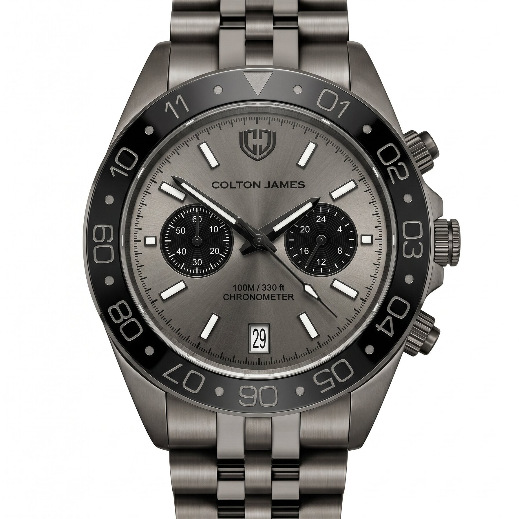Paladin Mens Chronograph Watch - Gunmetal
