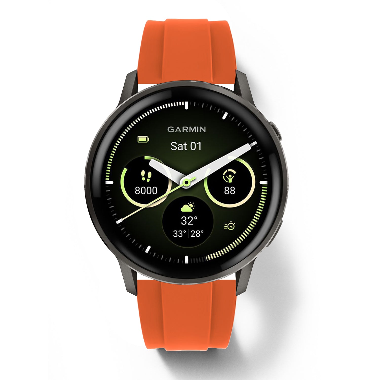 22mm Quick-Release Chronoflex FKM Rubber Strap for Garmin Watch