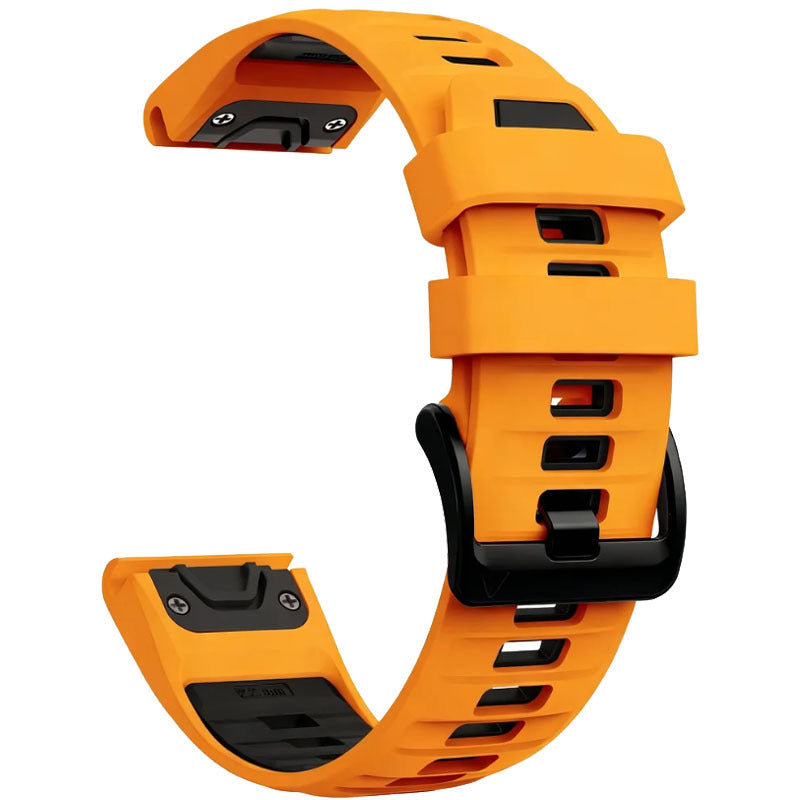 22/26mm QuickFit Origin FKM Rubber Strap for Garmin Watch