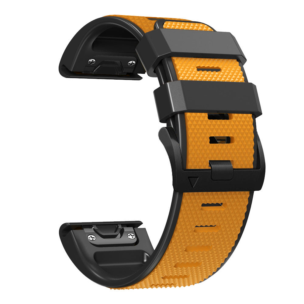 22/26mm QuickFit Havoc Two-Tone Rubber Strap for Garmin Watch