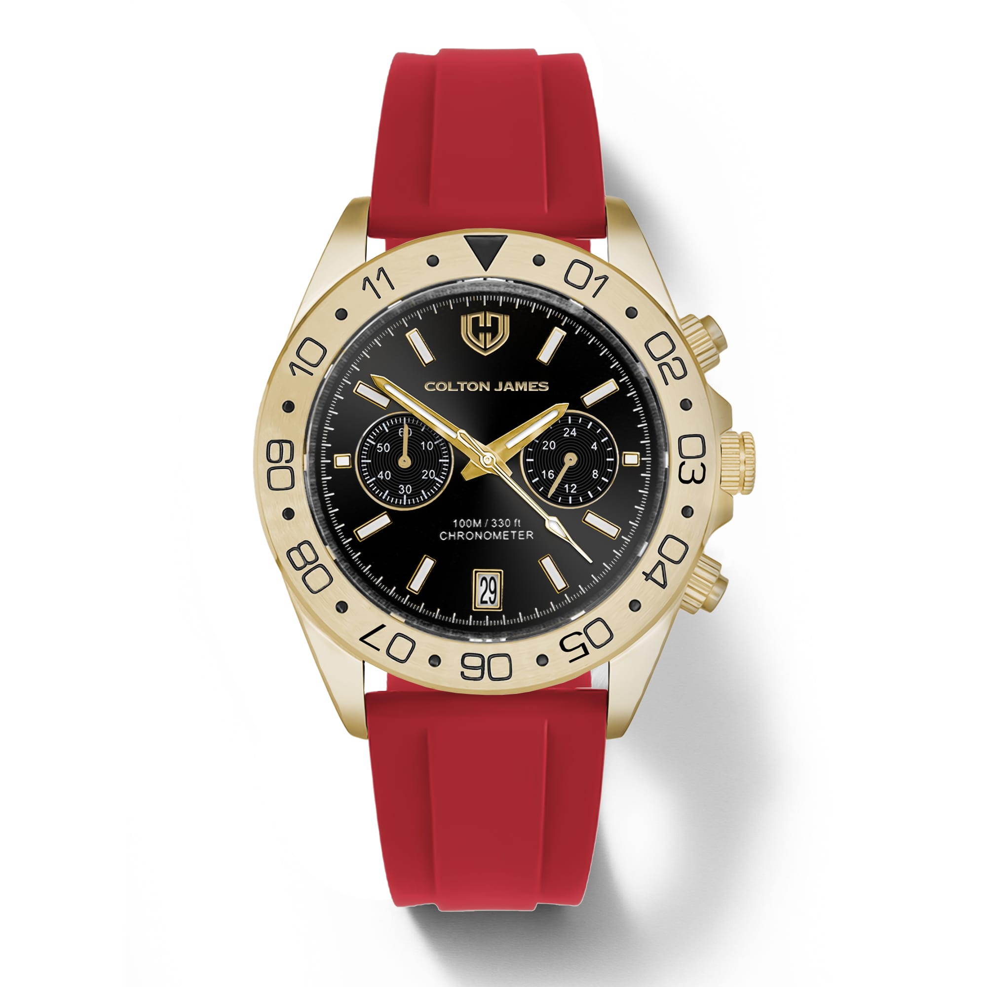 Paladin Mens Chronograph Watch - Regal Gold