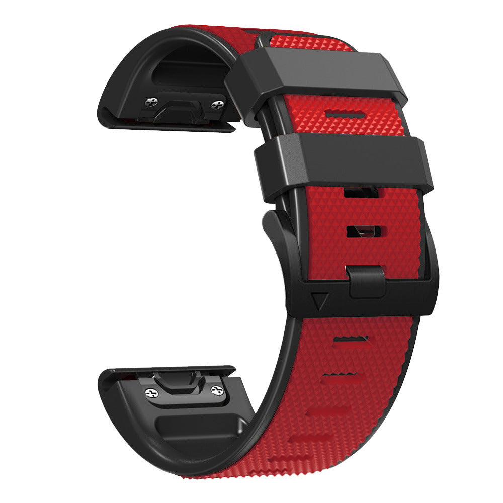 22/26mm QuickFit Havoc Two-Tone Rubber Strap for Garmin Watch