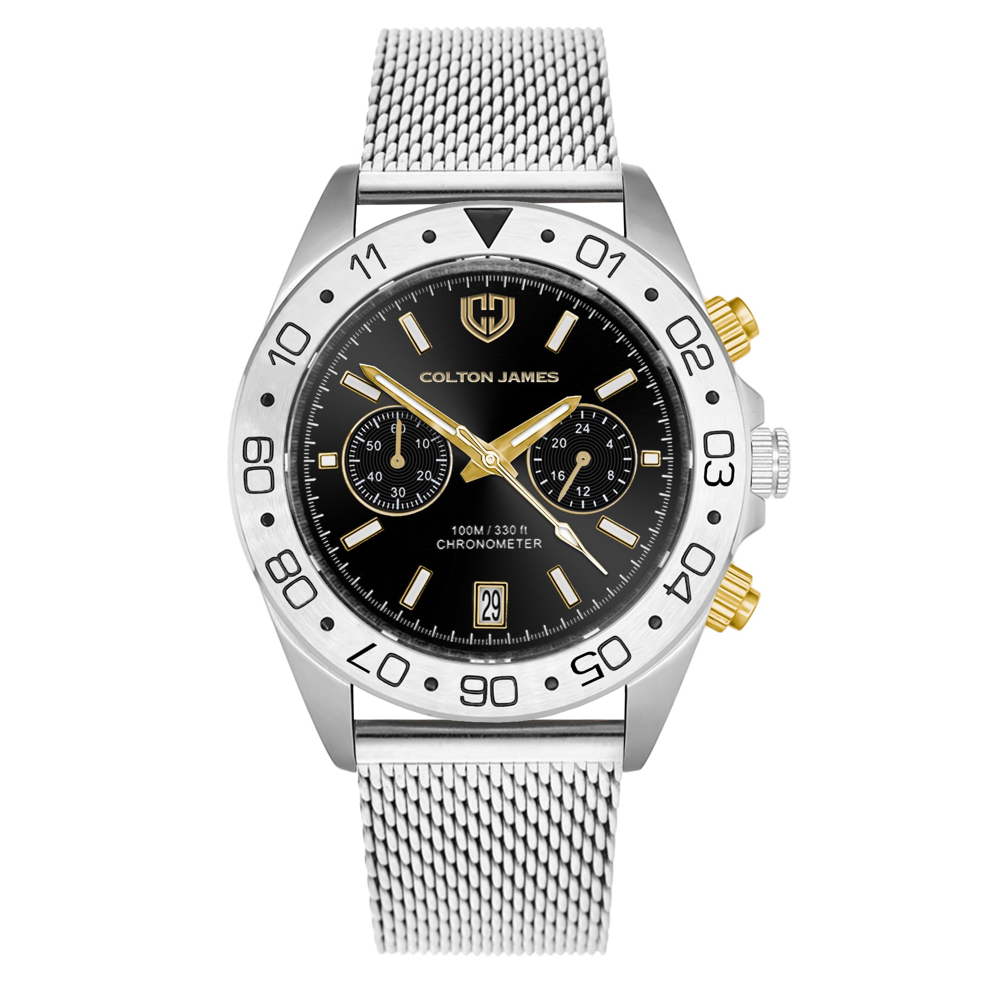 Paladin Mens Chronograph Watch - Olympic Silver