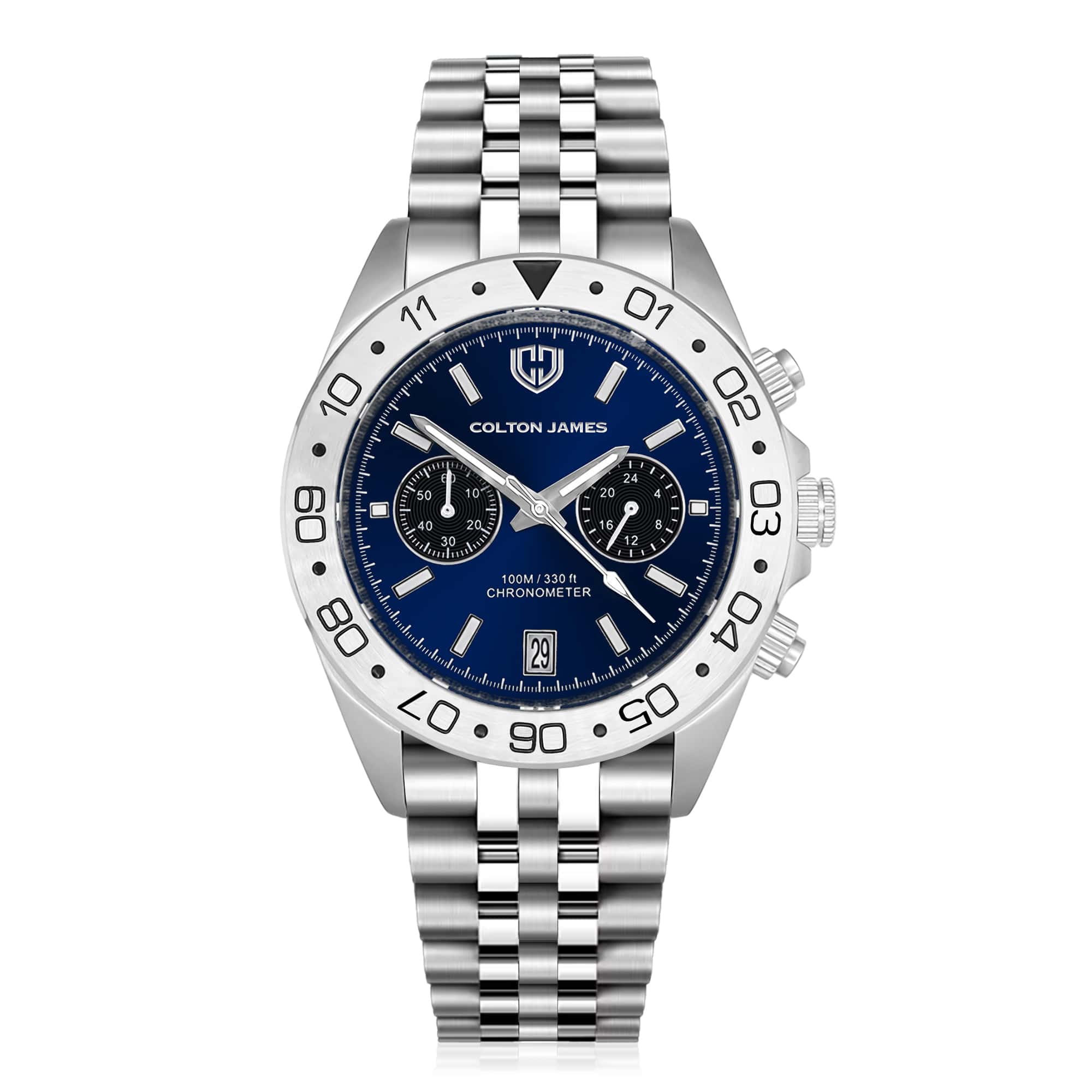 Paladin Mens Chronograph Watch - Silver Royal