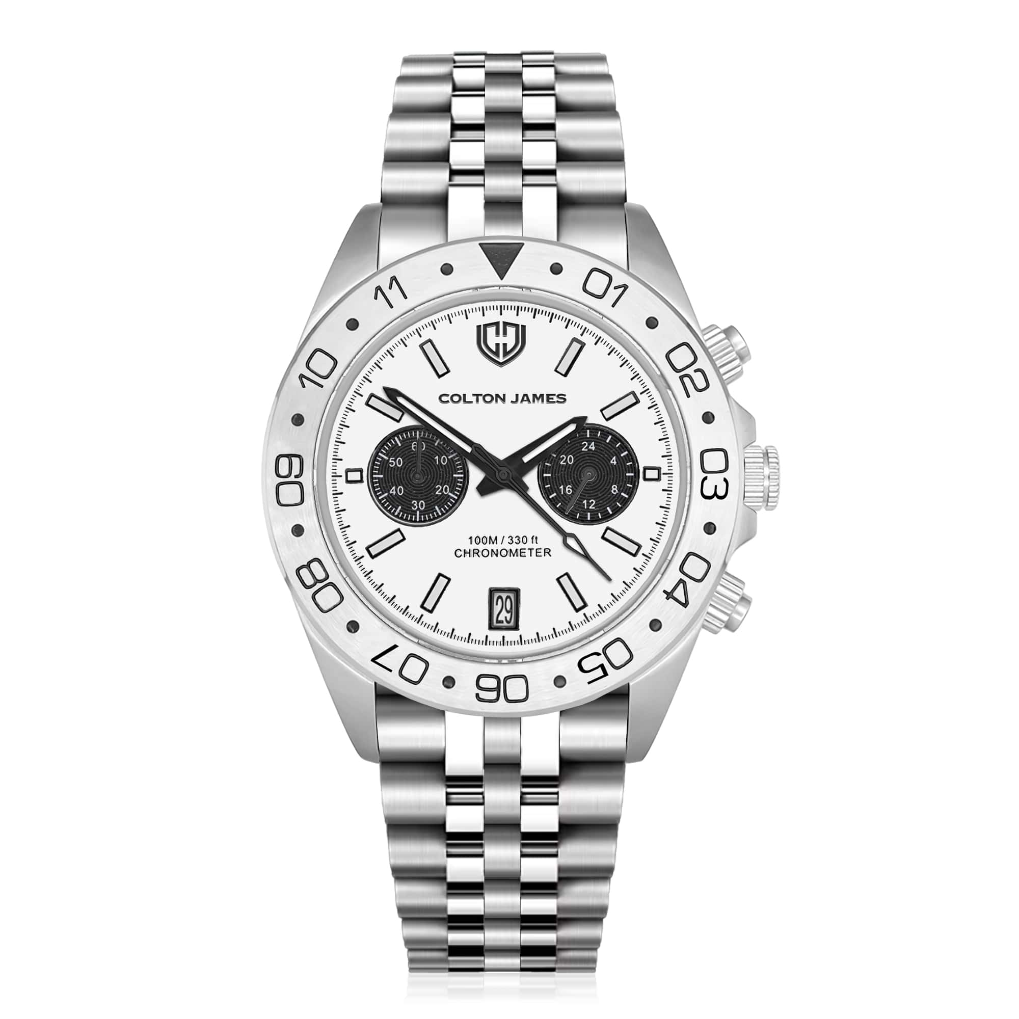 Paladin Mens Chronograph Watch - Ghost White