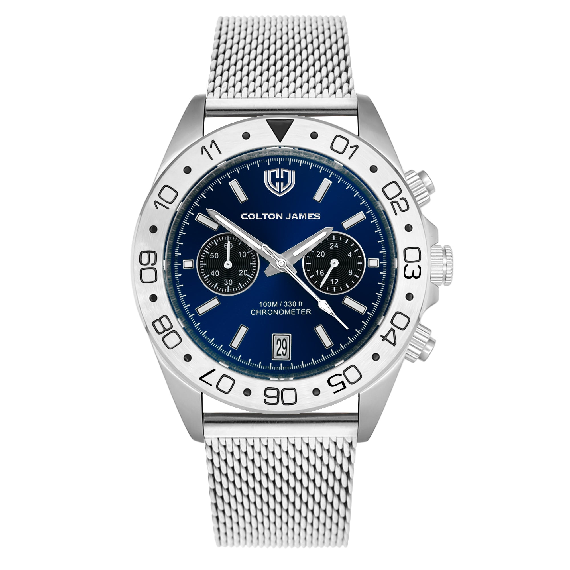 Paladin Mens Chronograph Watch - Silver Royal