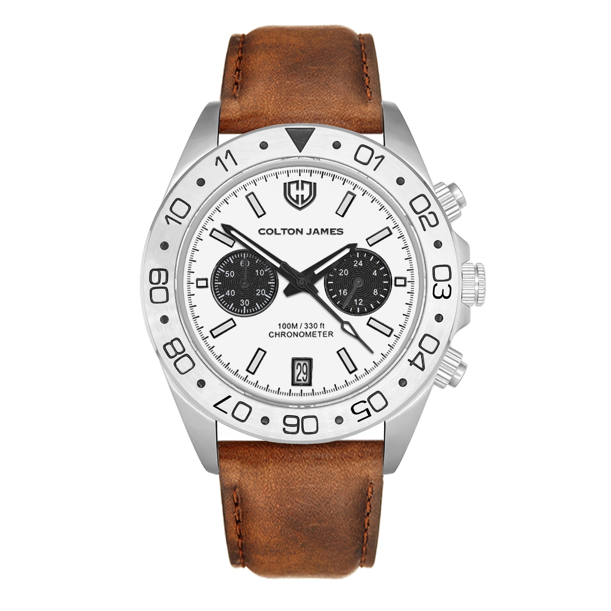 Paladin Mens Chronograph Watch - Ghost White
