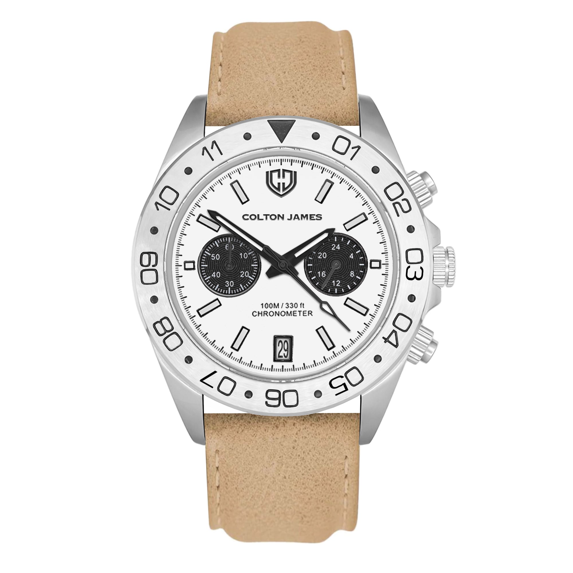 Paladin Mens Chronograph Watch - Ghost White
