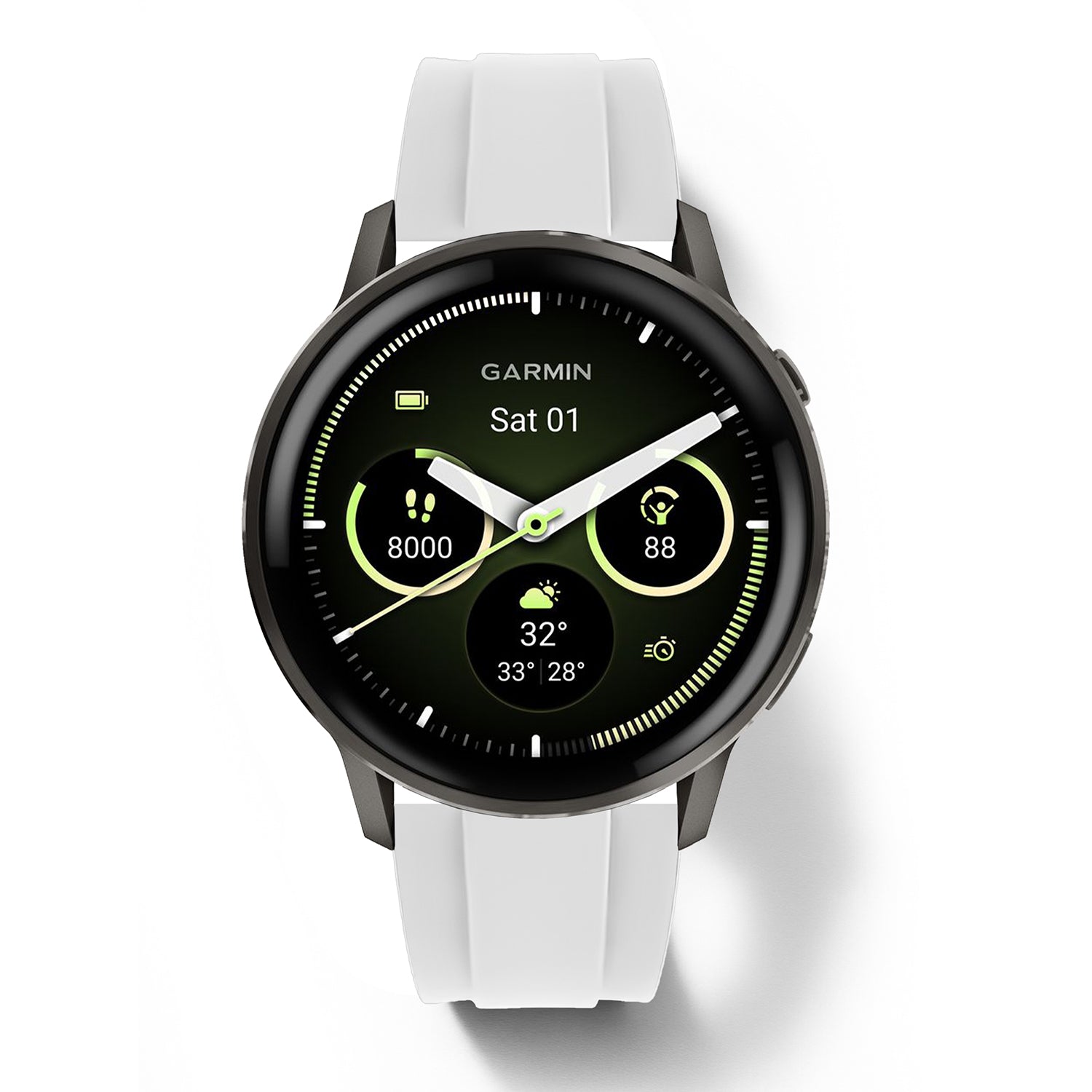 22mm Quick-Release Chronoflex FKM Rubber Strap for Garmin Watch