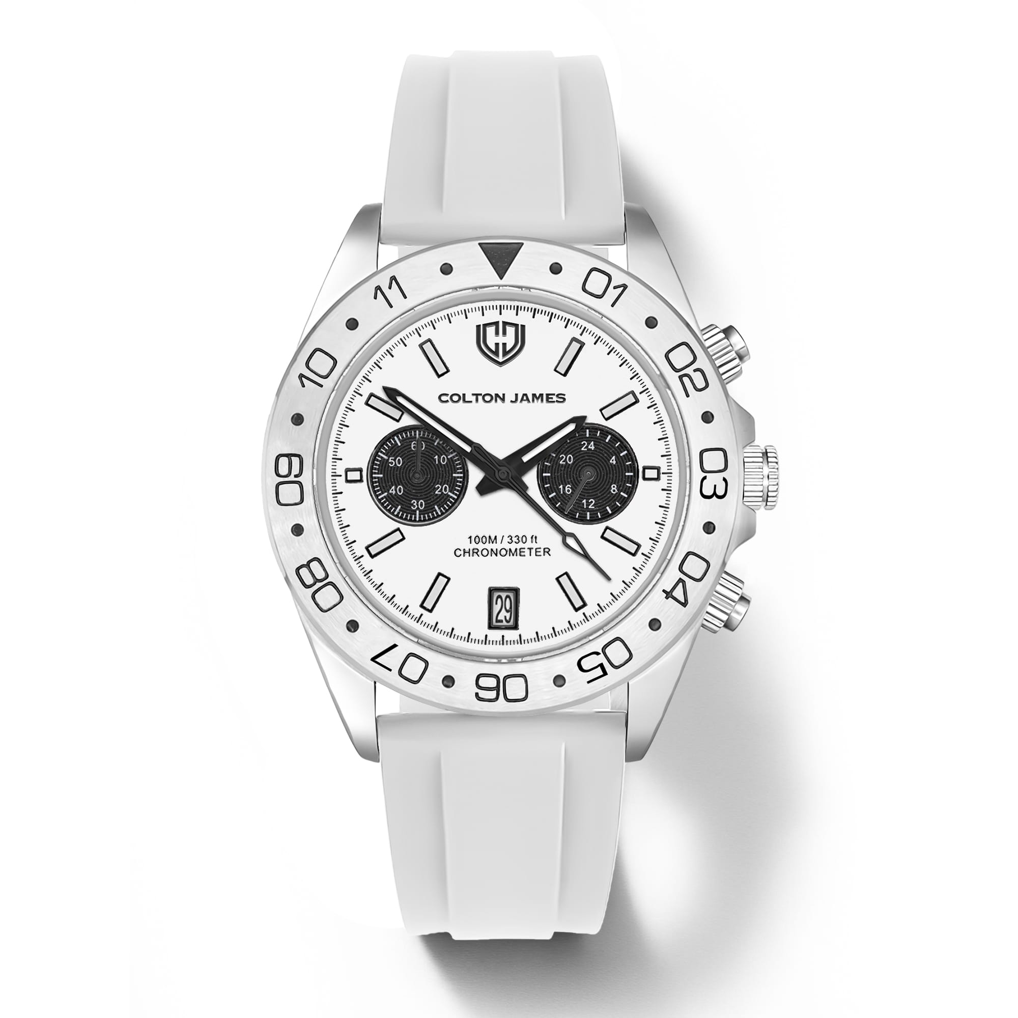 Paladin Mens Chronograph Watch - Ghost White