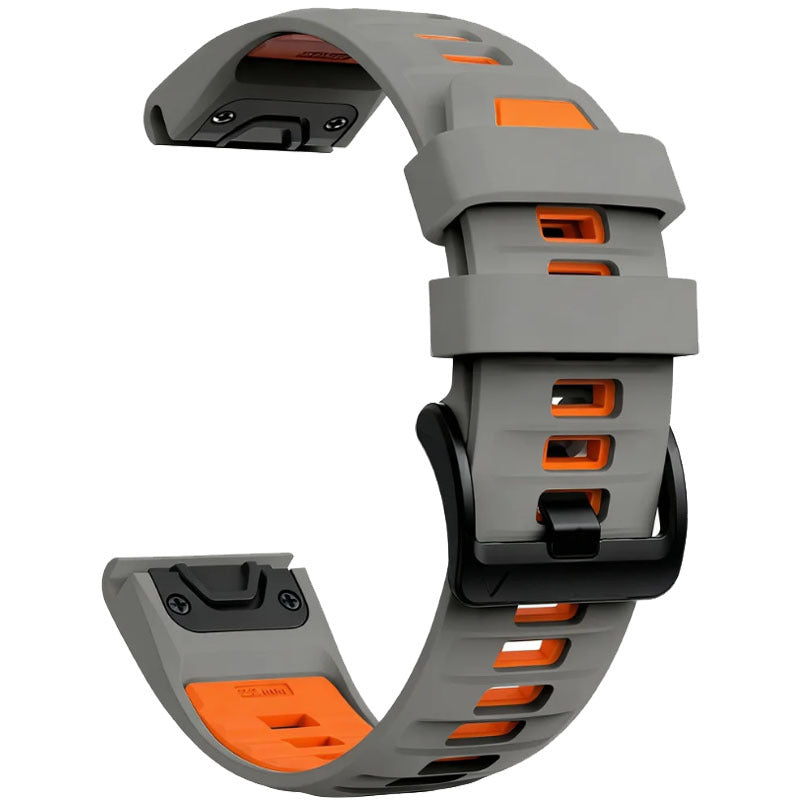 22/26mm QuickFit Origin FKM Rubber Strap for Garmin Watch