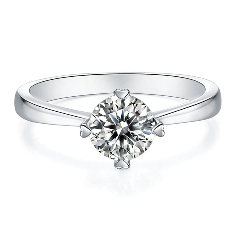 Premium 1.0ct Moissanite Engagement Ring