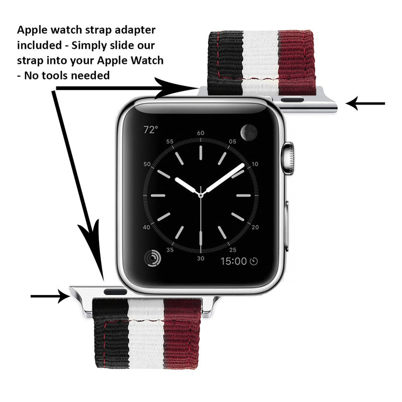 Straps for Silver Apple Watch